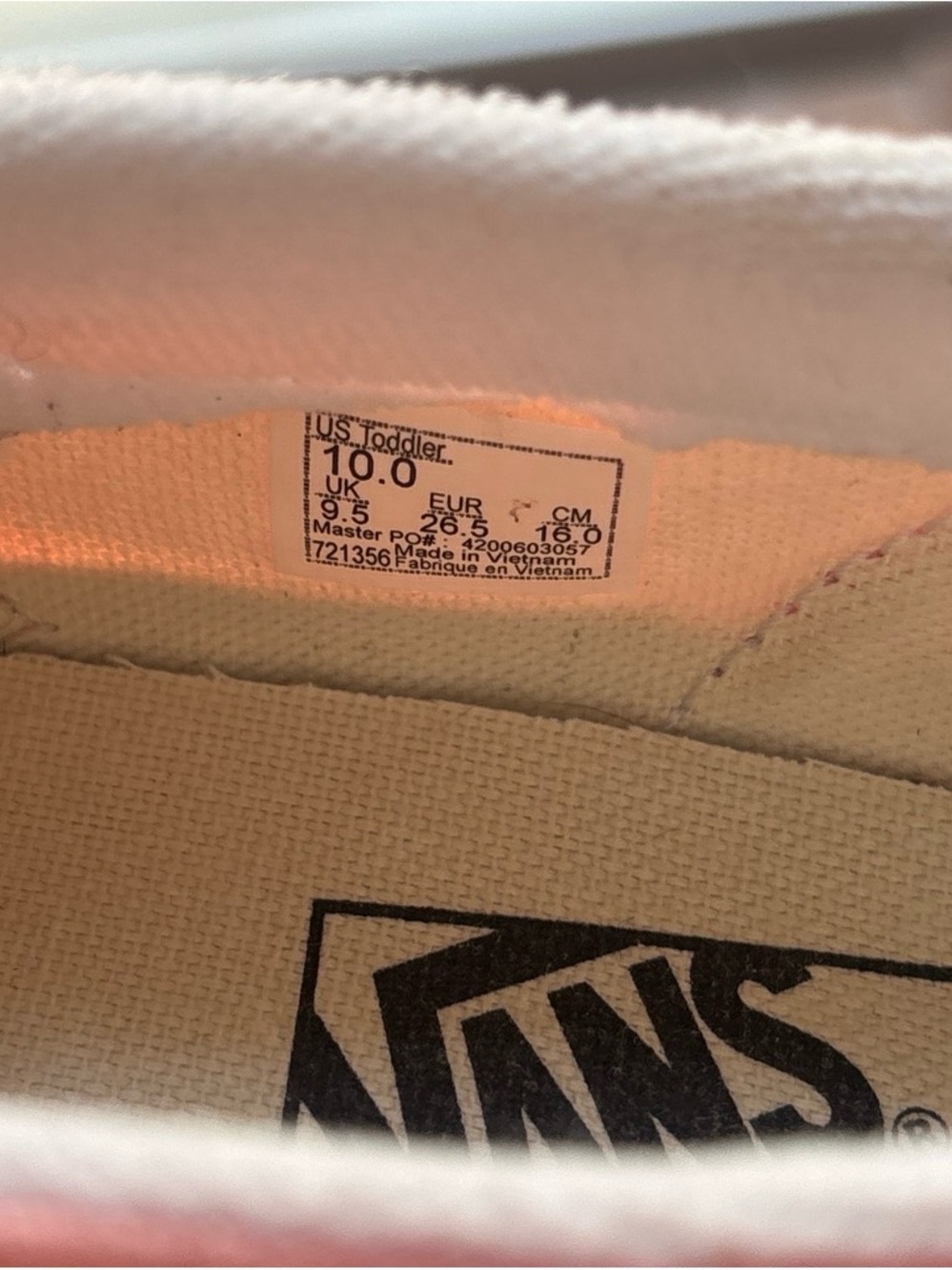 Kids Pink Checkerboard Slip-On Vans - Picture 6 of 6